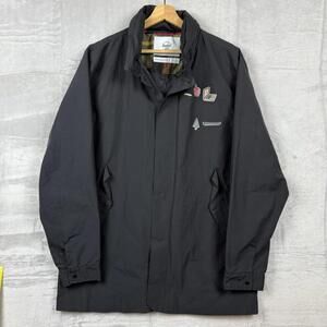 Herschel X Lenovo Stowaway Rain Jacket Camo Hood Mens L 60/40 Field Limited Ed